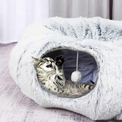 Petspace® Fluffy Donut Tunnel